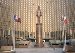 Statue de Gaulle Moscou